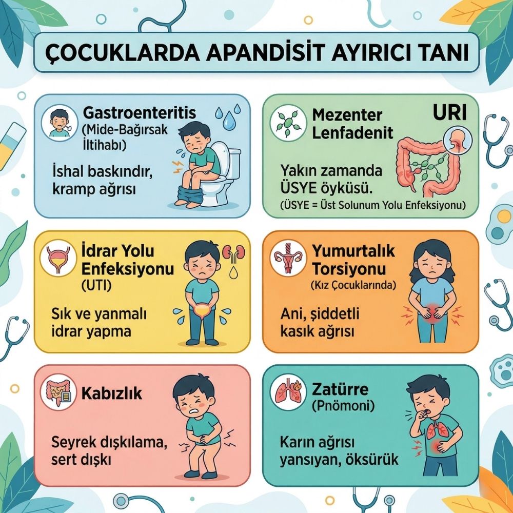 Ã§ocuklarda apandisit belirtileri kadÄ±nlar kulÃ¼bÃ¼
