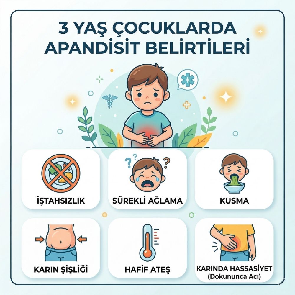 apandisit kanda Ã§Ä±kar mÄ±