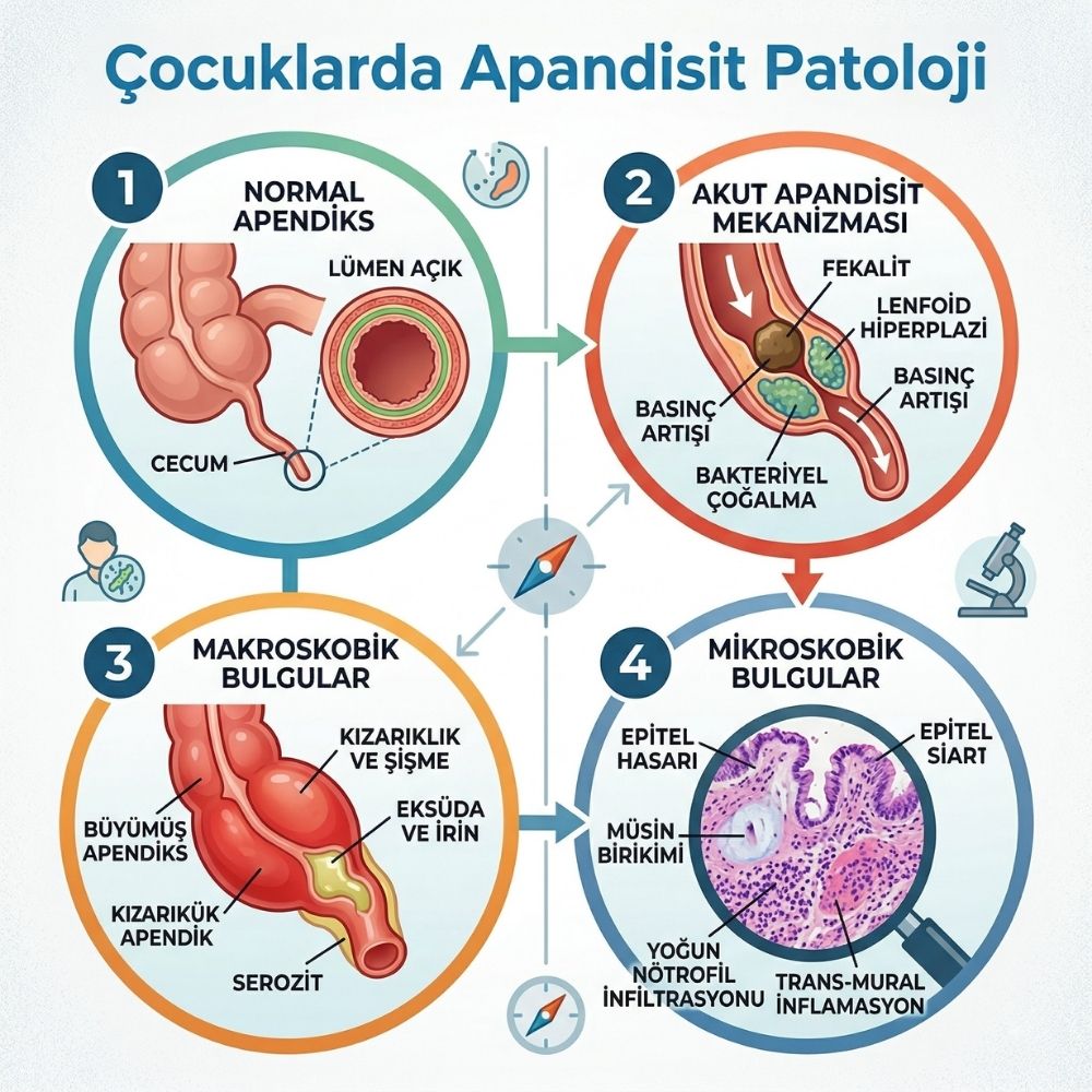 Ã§ocuklarda apandisit neden olur