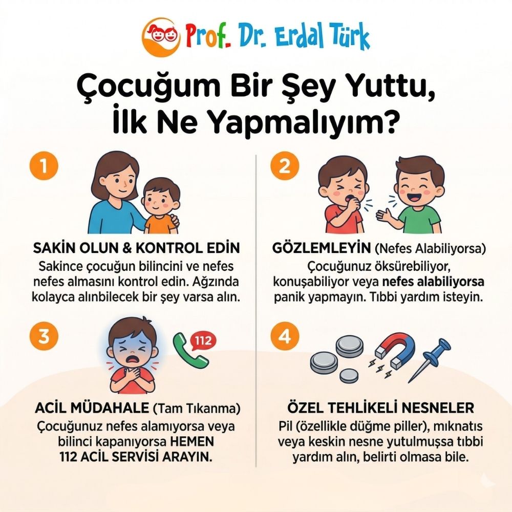  bebeklerde yabancÄ± cisim yutmasÄ± belirtileri