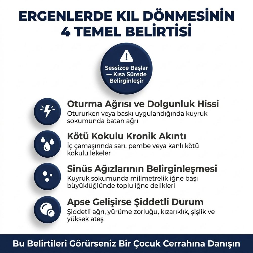 bebekte kuyruk sokumunda delik
