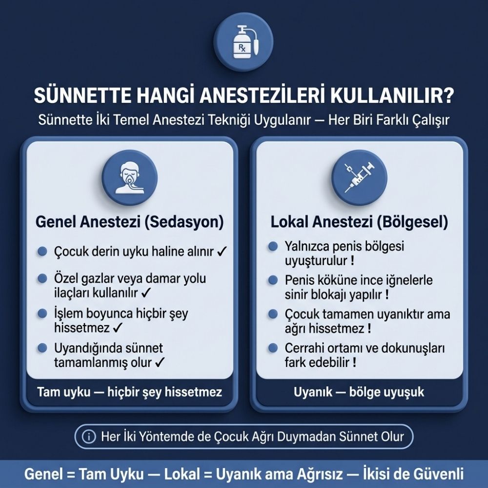 sÃ¼nnet iÃ§in genel anestezi nasÄ±l yapÄ±lÄ±r