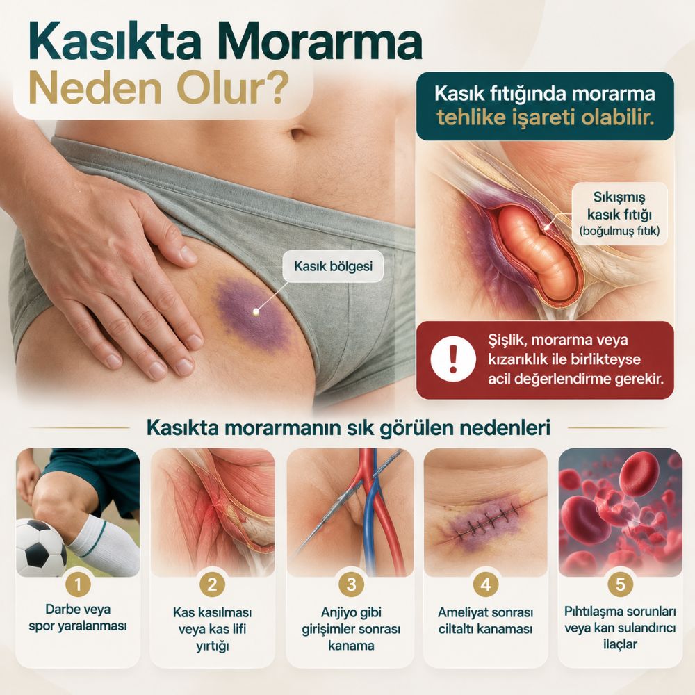 kasÄ±kta morarma neden olur