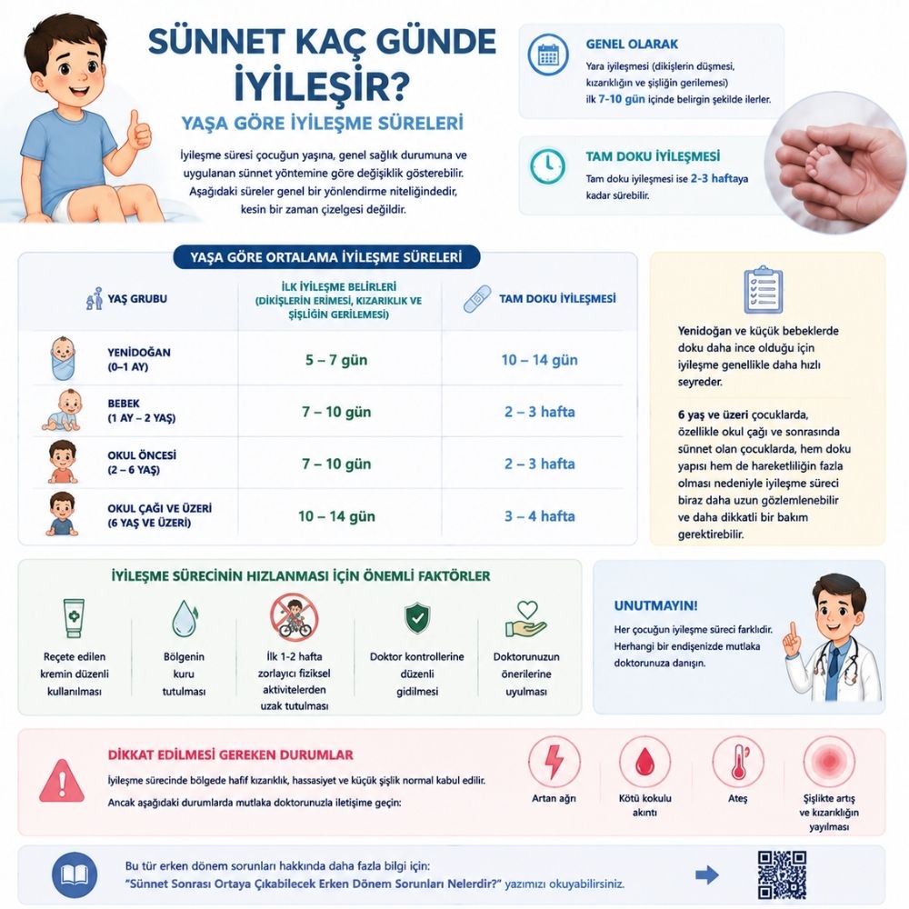 sÃ¼nnet olan Ã§ocuk ne zaman iyileÅir